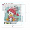 Penguin - Full Round Diamond - 30x30cm