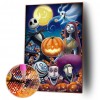 Animated Halloween  - Full Round Diamond - 30x40cm