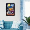 Animated Halloween  - Full Round Diamond - 30x40cm