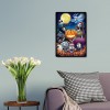 Animated Halloween  - Full Round Diamond - 30x40cm