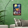 Animated Halloween  - Full Round Diamond - 30x40cm