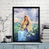 Mom Kids  - Full Round Diamond - 30x40cm