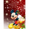 Mouse Christmas - Full Round Diamond - 30x40cm