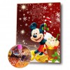 Mouse Christmas - Full Round Diamond - 30x40cm