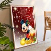 Mouse Christmas - Full Round Diamond - 30x40cm