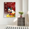 Mouse Christmas - Full Round Diamond - 30x40cm