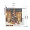 Christmas Tree - Full Round Diamond - 30x30cm