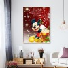 Mouse Christmas - Full Round Diamond - 30x40cm