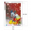 Mouse Christmas - Full Round Diamond - 30x40cm