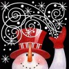 Christmas  - Full Round Diamond - 30x30cm