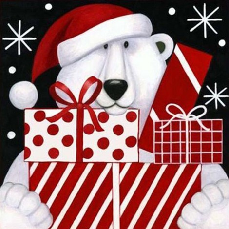 Christmas  - Full Round Diamond - 30x30cm