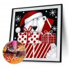Christmas  - Full Round Diamond - 30x30cm