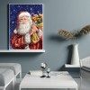 Santa Claus - Full Round Diamond - 30x40cm