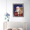 Santa Claus - Full Round Diamond - 30x40cm
