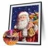Santa Claus - Full Round Diamond - 30x40cm
