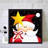 Santa Claus - Full Round Diamond - 30x30cm