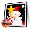 Santa Claus - Full Round Diamond - 30x30cm