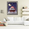 Santa Claus - Full Round Diamond - 30x40cm