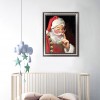 Santa Claus - Full Round Diamond - 30x40cm