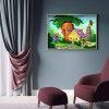 Carrot House - Full Round Diamond - 40*30cm