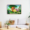 Carrot House - Full Round Diamond - 40*30cm
