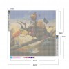 Parrot Birds - Full Round Diamond - 45*45cm