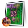 Colorful Owl Bird - Full Round Diamond - 30x40cm