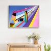 Pink Wall - Full Round Diamond - 40*30cm