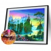 Forest Scenery - Full Round Diamond - 40*30cm