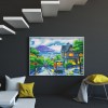 Lighting Shine Castle Building - Full Round Diamond - cm
