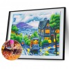 Lighting Shine Castle Building - Full Round Diamond - cm
