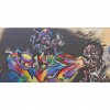 Abstract Cartoon - Full Round Diamond - 85x45cm