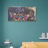 Abstract Cartoon - Full Round Diamond - 85x45cm