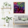 Butterfly - Square Diamond - 40x40cm