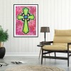 Cross  - Full Round Diamond - 30x40cm