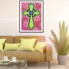 Cross  - Full Round Diamond - 30x40cm