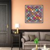 Retro Pattern - Square Diamond - 40x40cm