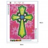 Cross  - Full Round Diamond - 30x40cm