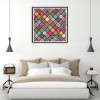 Retro Pattern - Square Diamond - 40x40cm