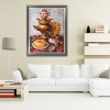 Retro Tea - Full Round Diamond - 30x40cm