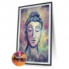 Buddha Portrait of - Full Round Diamond - 30x40cm