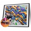 Abstract - Full Round Diamond - 50x40cm