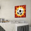 Shining Football - Full Round Diamond - 30x30cm