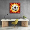 Shining Football - Full Round Diamond - 30x30cm