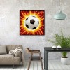 Shining Football - Full Round Diamond - 30x30cm