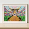 Leopard Angel Cartoon - Full Round Diamond - 50x40cm