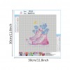 DIY 5D Shoes Flower in Rain Full Round Diamond Painting Kit for Home Decor