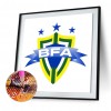 FIFA Soccer Logo - Full Round Diamond - 30x30cm