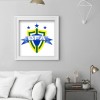 FIFA Soccer Logo - Full Round Diamond - 30x30cm