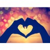 DIY Abstract Heart 5D Bead Craft Mosaic Picture Full Drill Diamond Painting